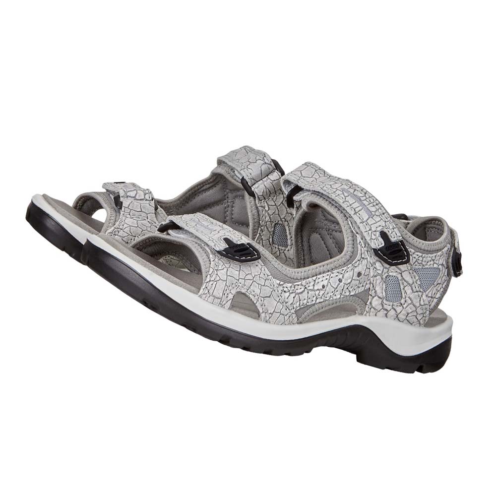 Women's Ecco Yucatan Sandals Silver | SG 198VRW